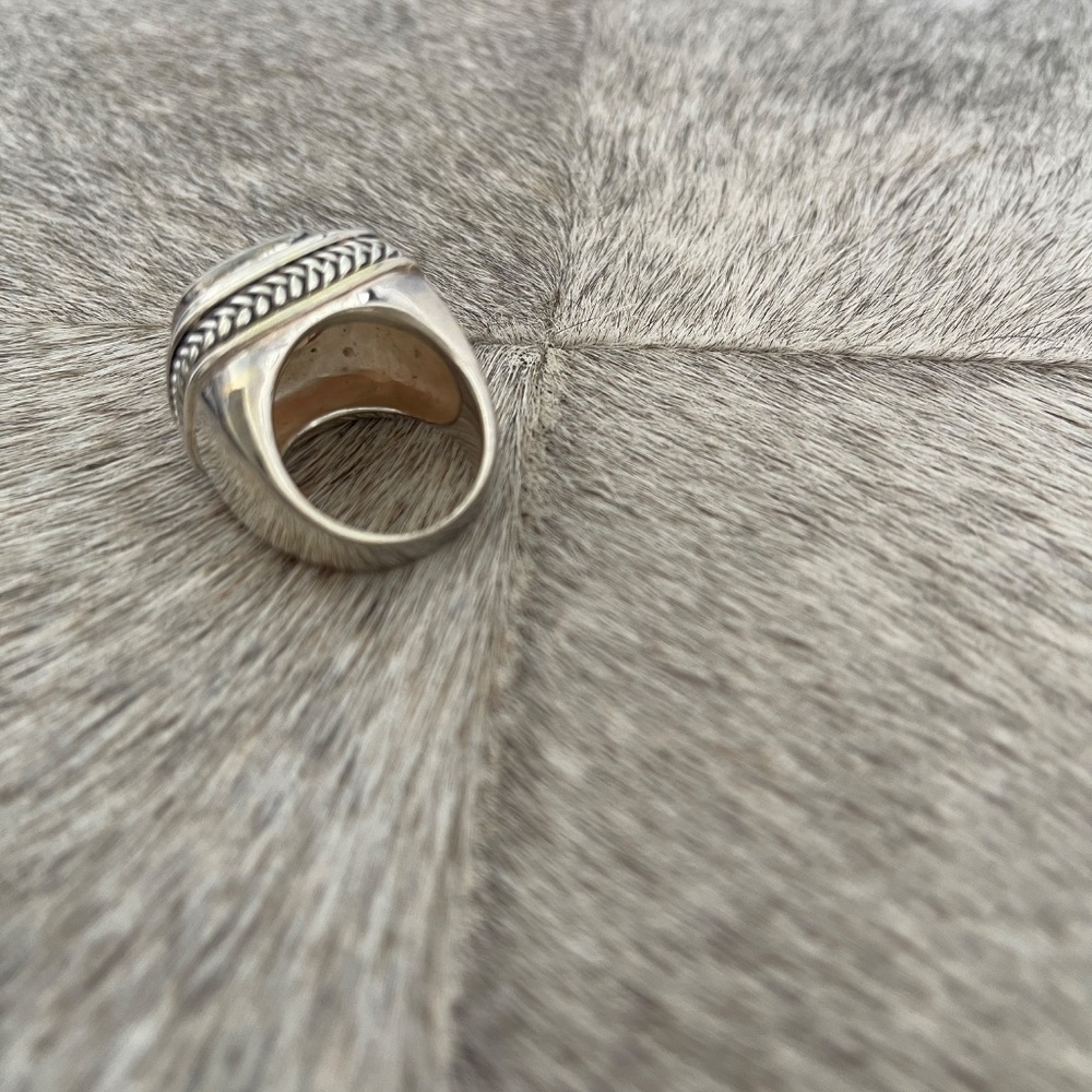 COCKTAIL RING FACETED STONE - Picture 5 of 9